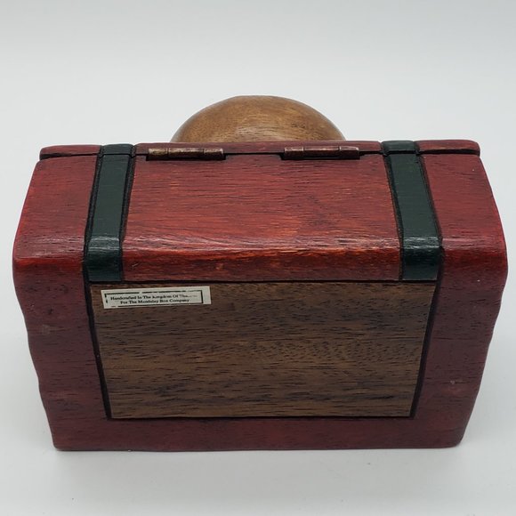 Handcrafted Wood Sleeping Cat on Book Trinket Box - Picture 4 of 14